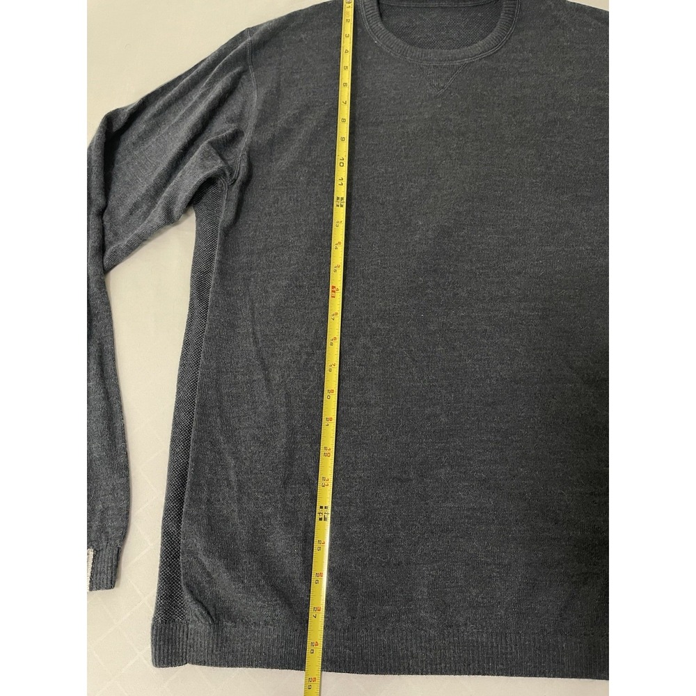 PAKA Mens Sweater XL Blue Royal Alpaca Blend Handmade Pullover Knit Crewneck - Picture 5 of 6